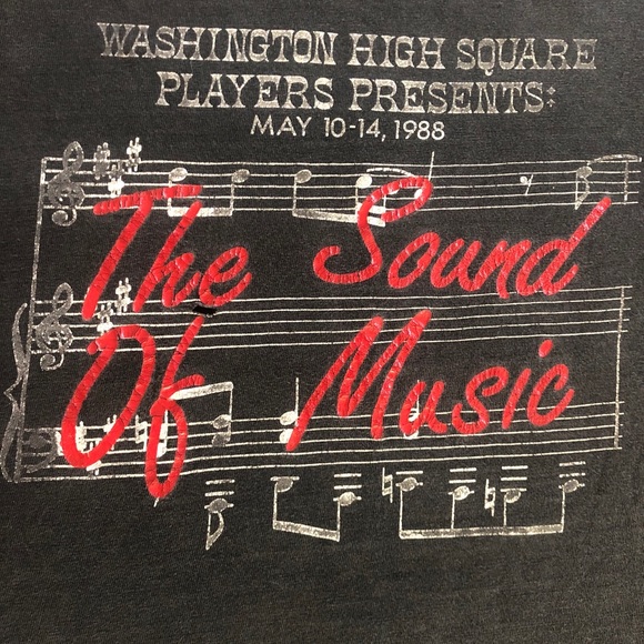 Vintage 88’ Washington High The Sound Of Music T Shirt Mens XL Single Stitch USA - Picture 2 of 7